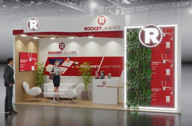 Estande Rocket Lawyer